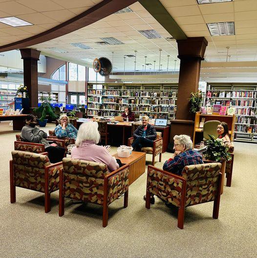 Our ladies gathering for the Book Club