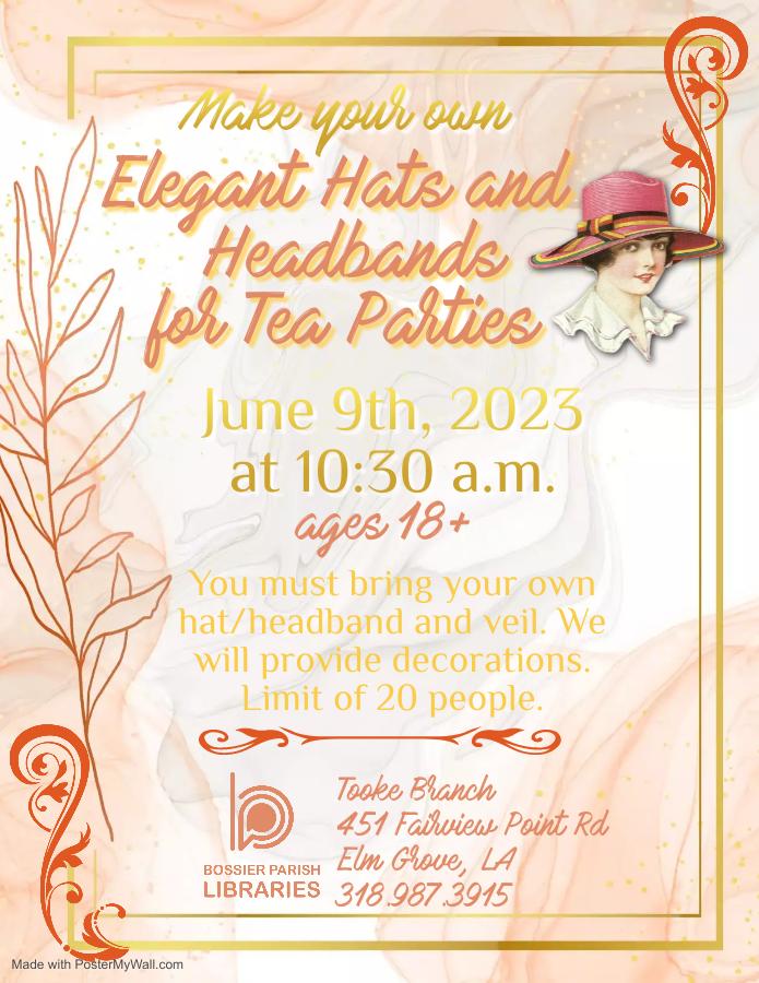 Make a tea party hat