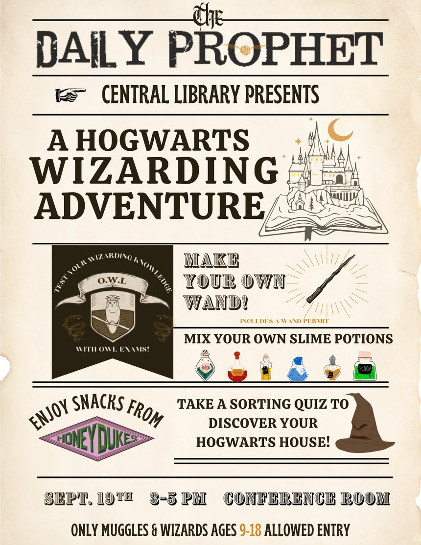 Wizarding flyer