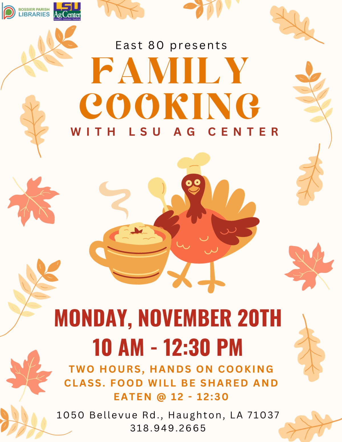 Family Cooking Class with LSUAg Center