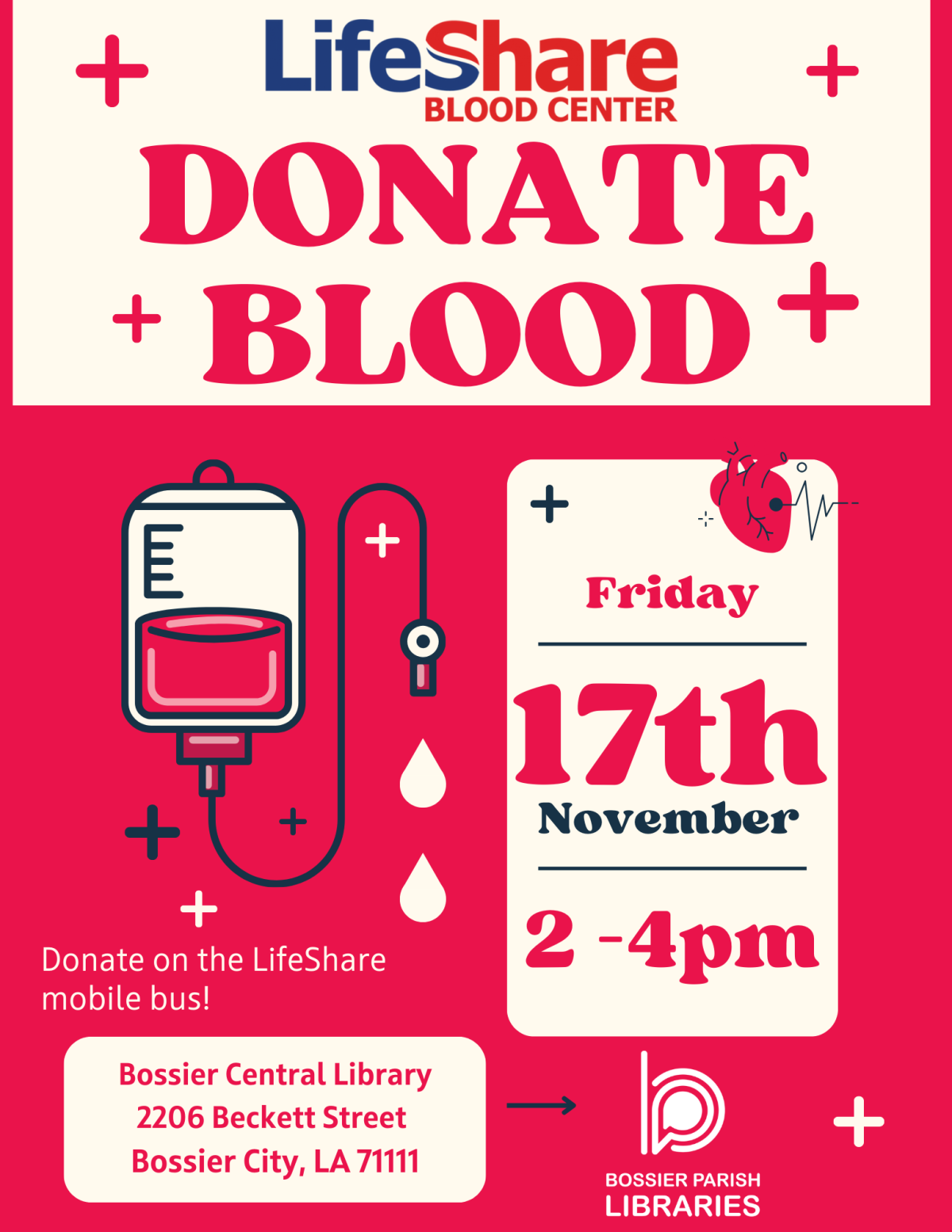 blood donation poster