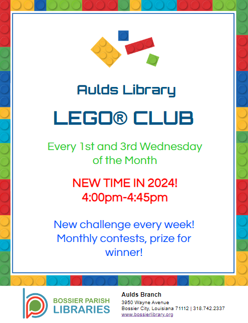 Lego updated hrs. for 2024