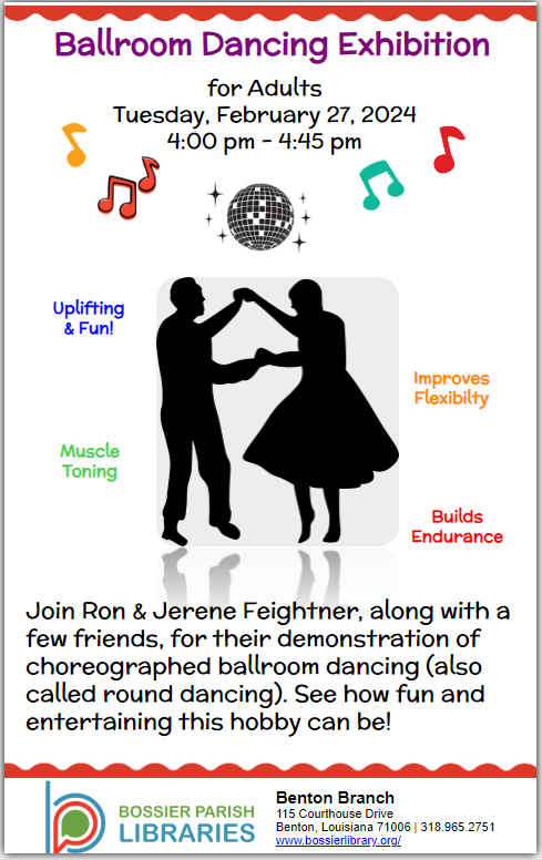 Ballroom Dancing Exhibition Flyer