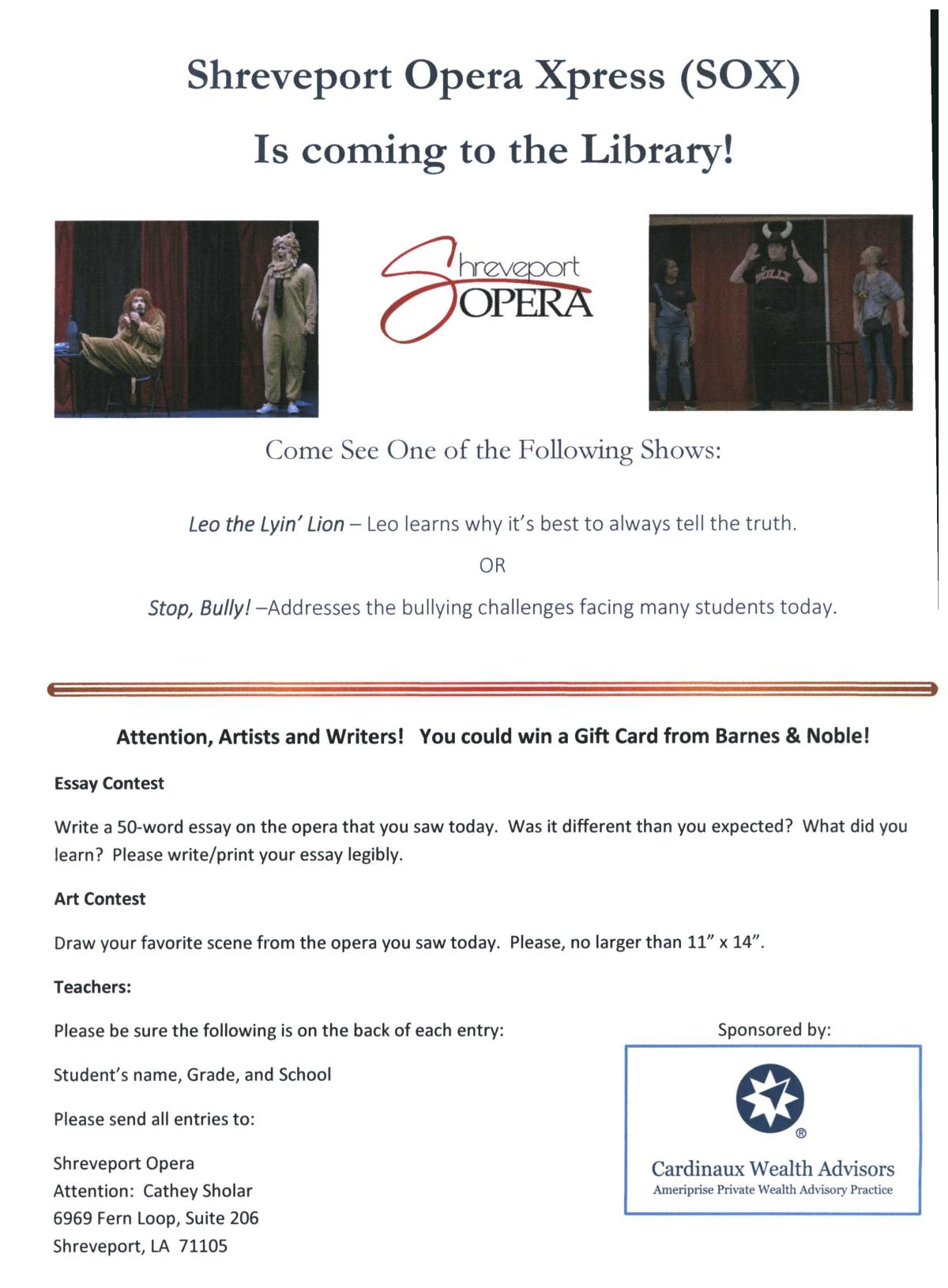 SOX "Leo the Lyin' Lion 