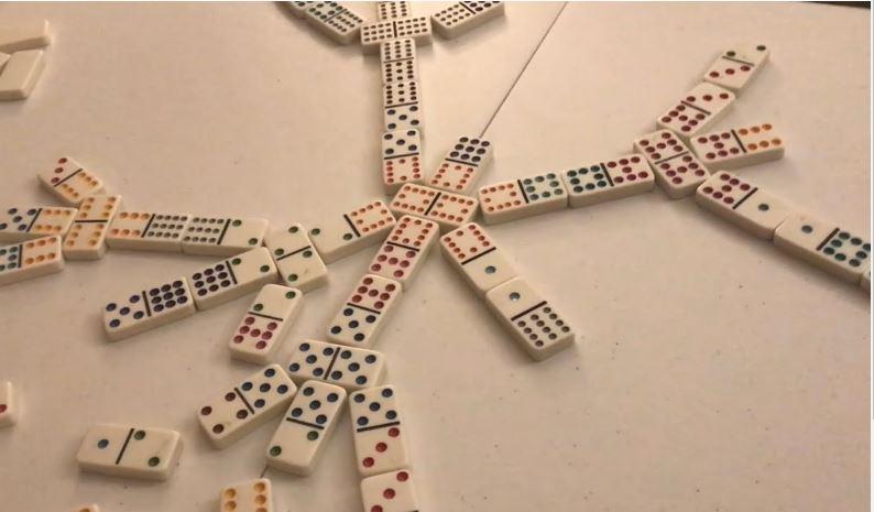 chicken foot dominos