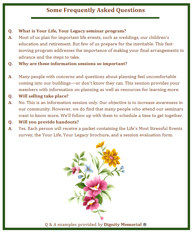 Some Frequently Asked Questions