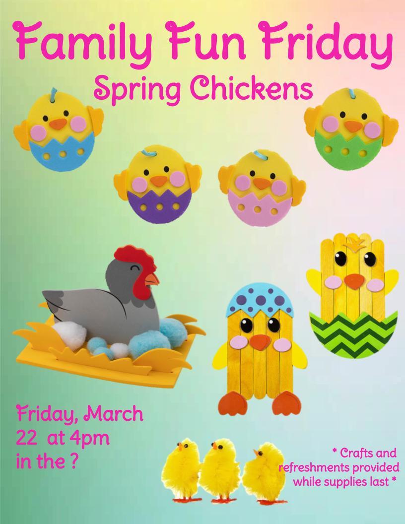 family fun friday flyer