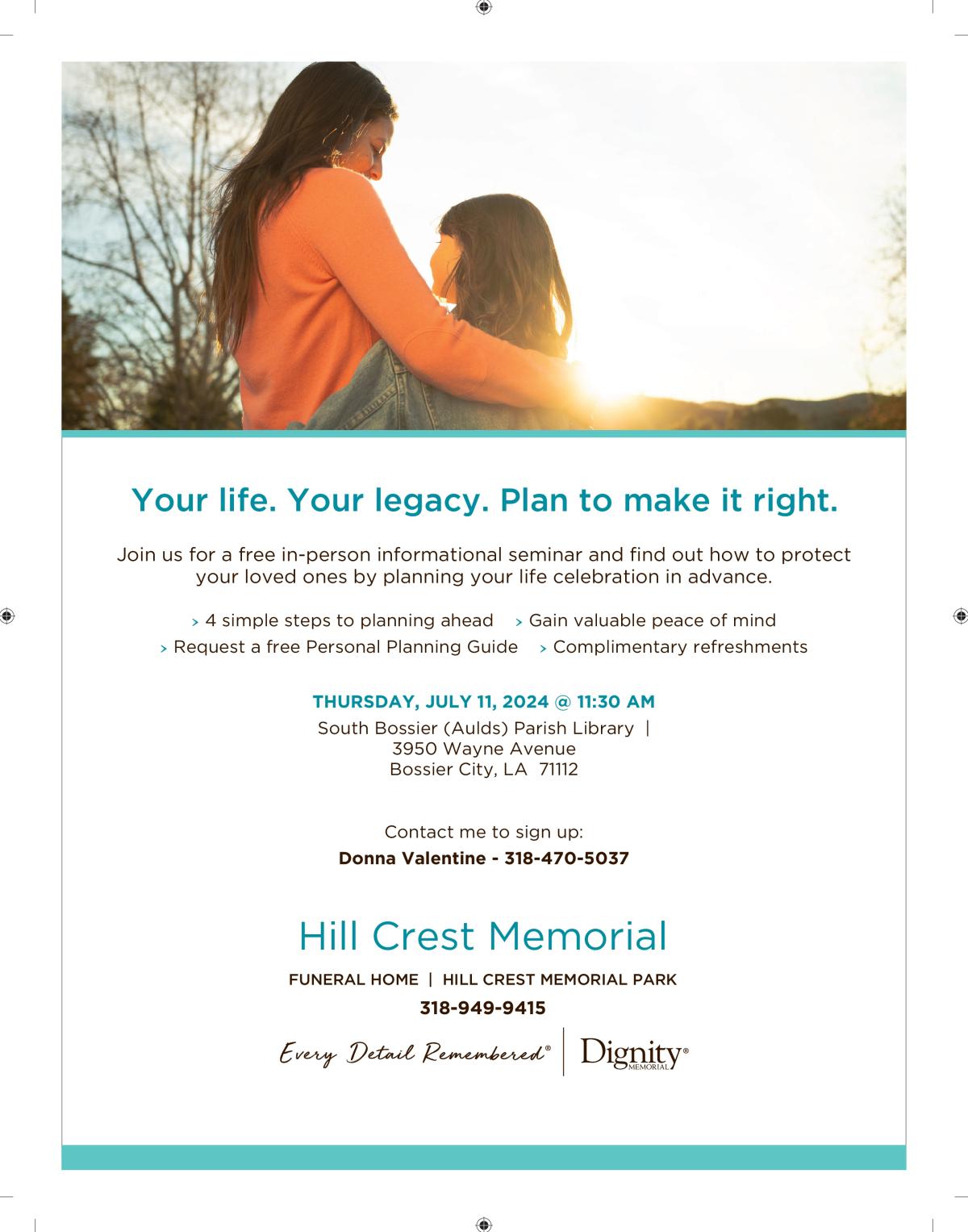 Hillcrest Legacy 7-11-24