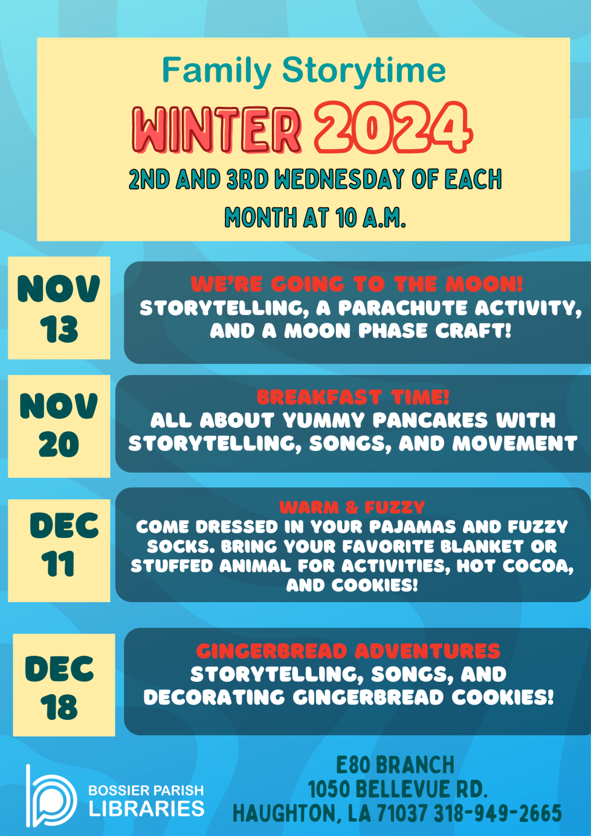 winter family storytime