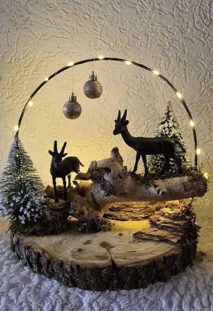 reindeer scene