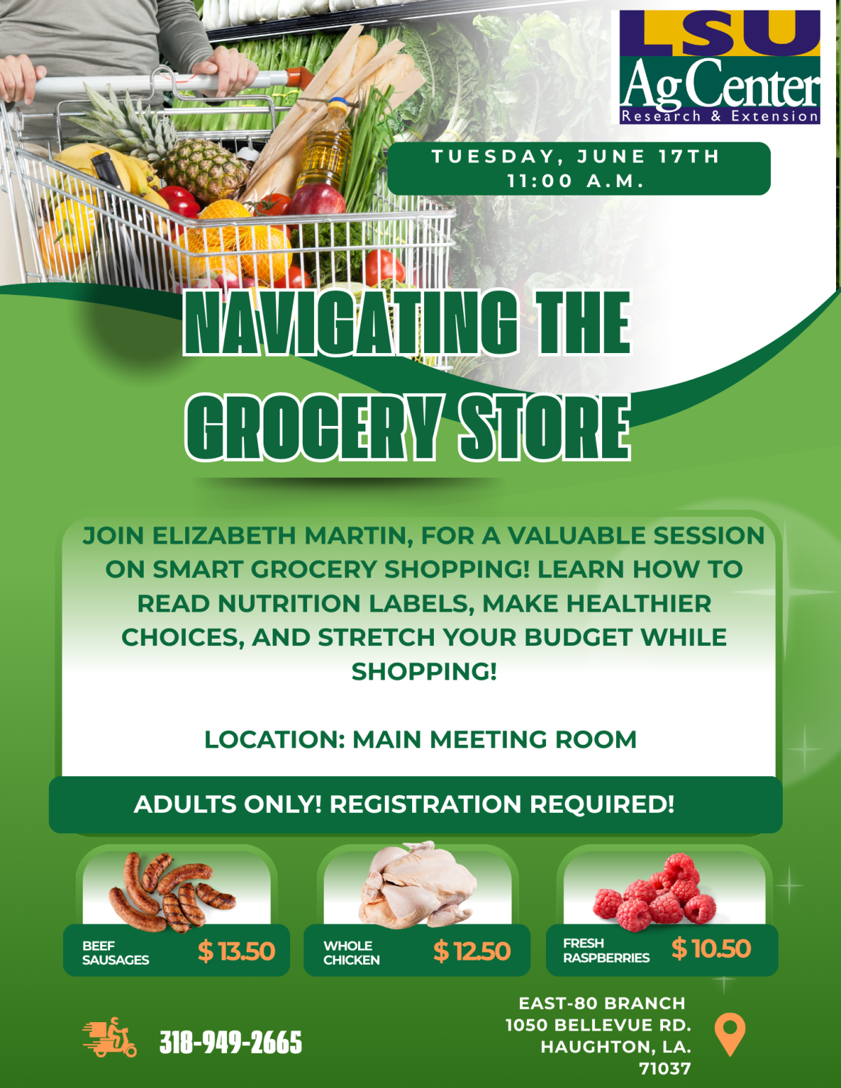 navigating the grocery store flyer