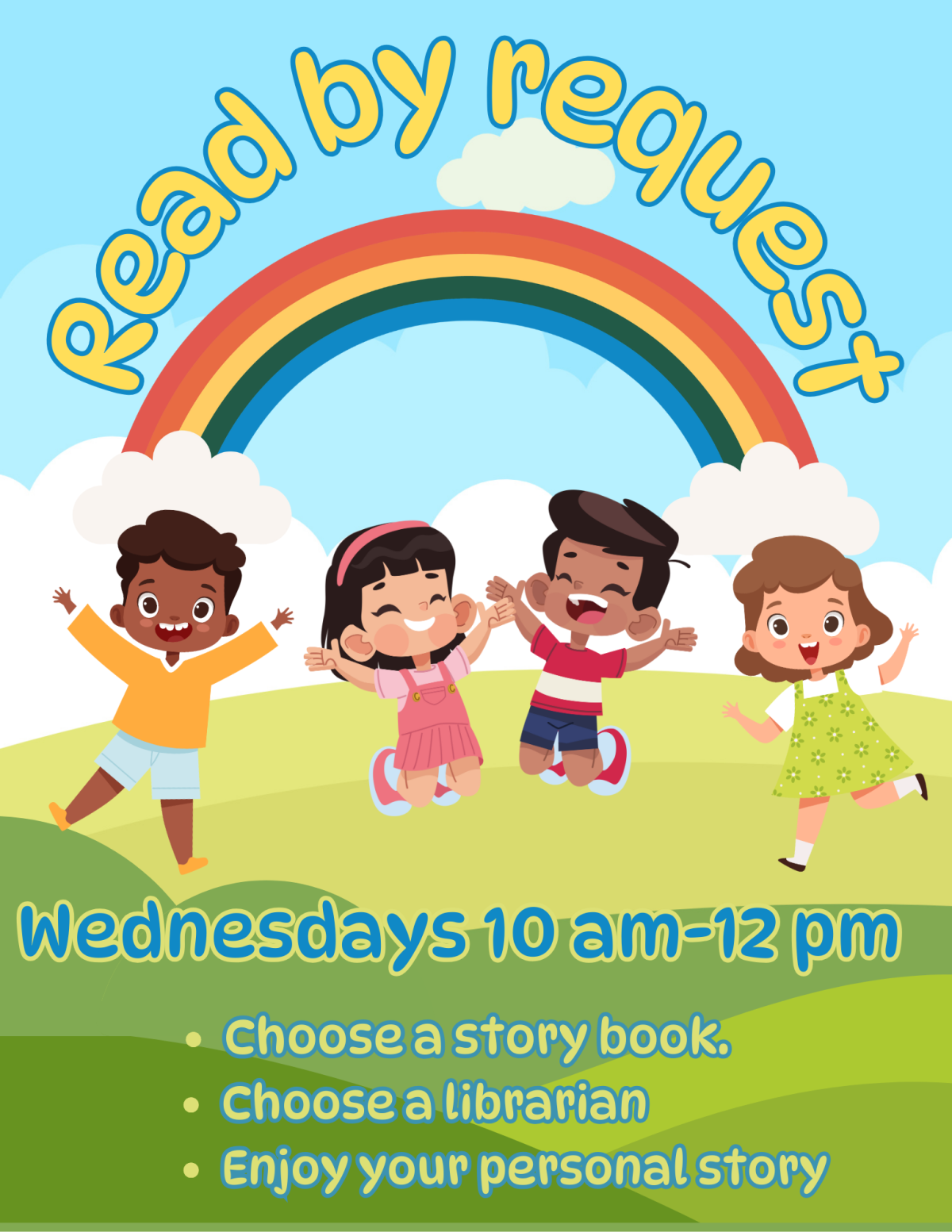 Read by request flyer