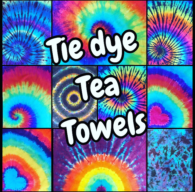 tie dye towels