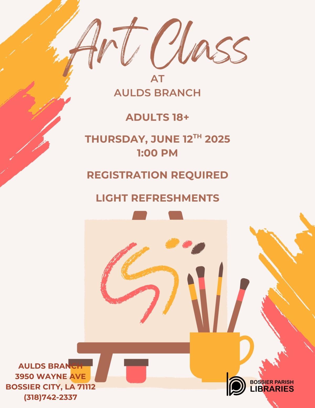 art class flyer 6-12-25, adults
