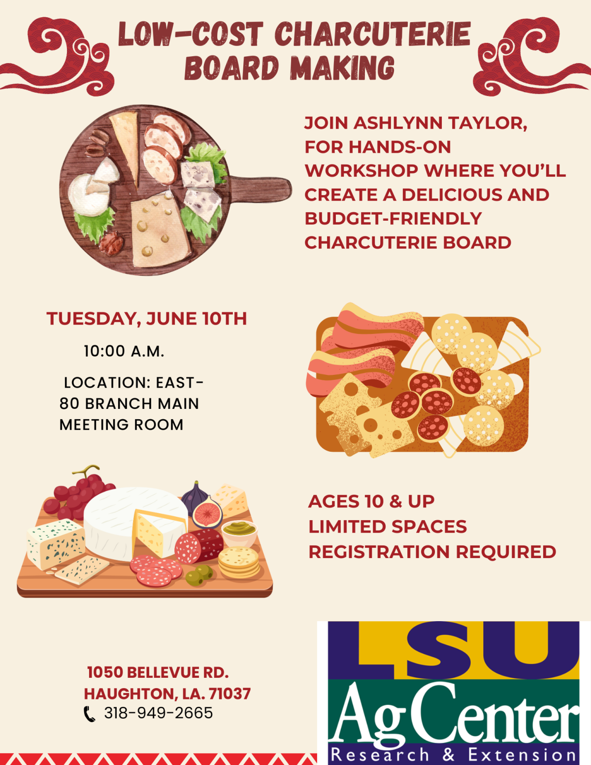 LSUAg Center Board Making Flyer