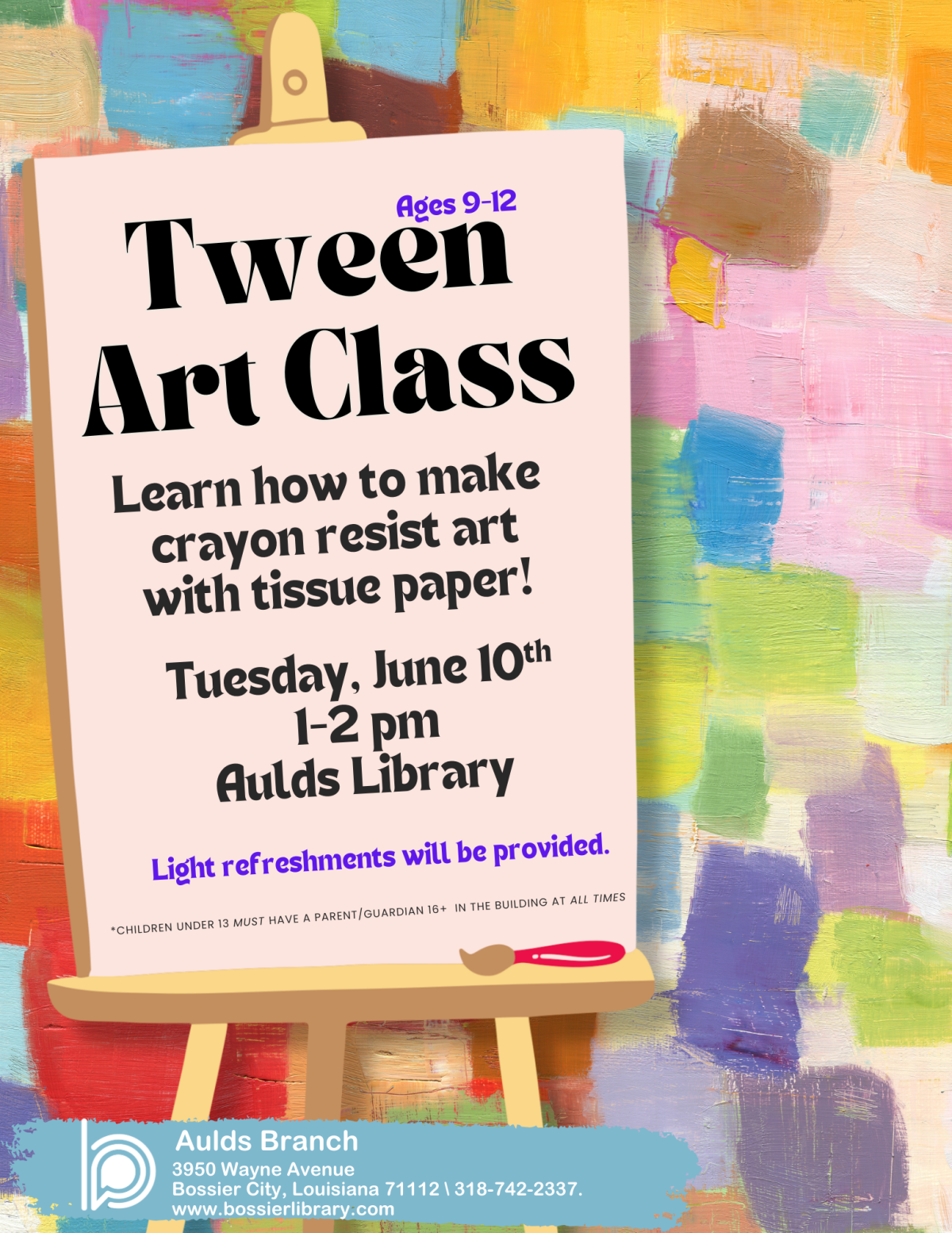 tween art class 2025