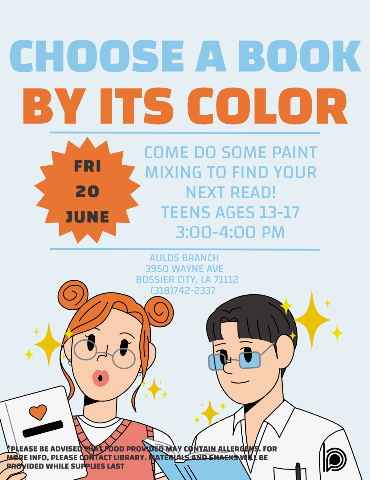 teens, choose a book by its color