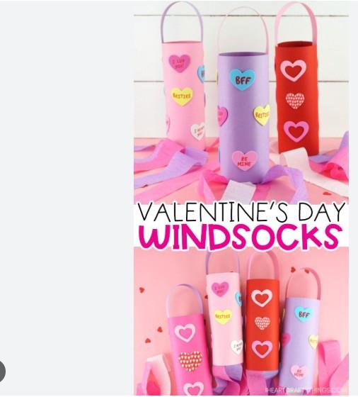 Valentine wind sock